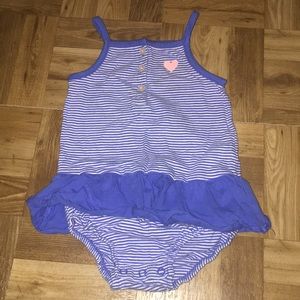 5/$20 Blue & White Stripe Sunsuit